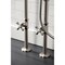 Kingston Brass CCK226K8 Freestanding Clawfoot Tub Faucet Package with Supply Line, Brushed Nickel CCK226K8 - alternate 2